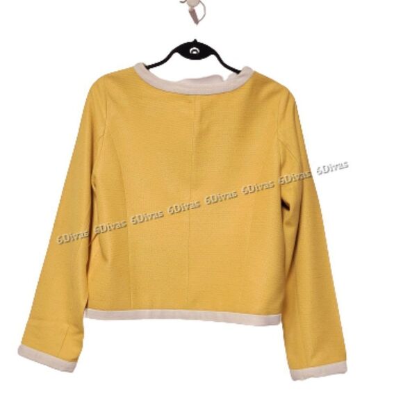 Yellow Short Jacket Blazer - Picture 3 of 9